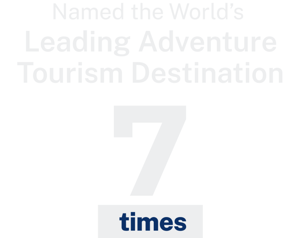 Voted the World's Best Adventure Travel Destination 7 times