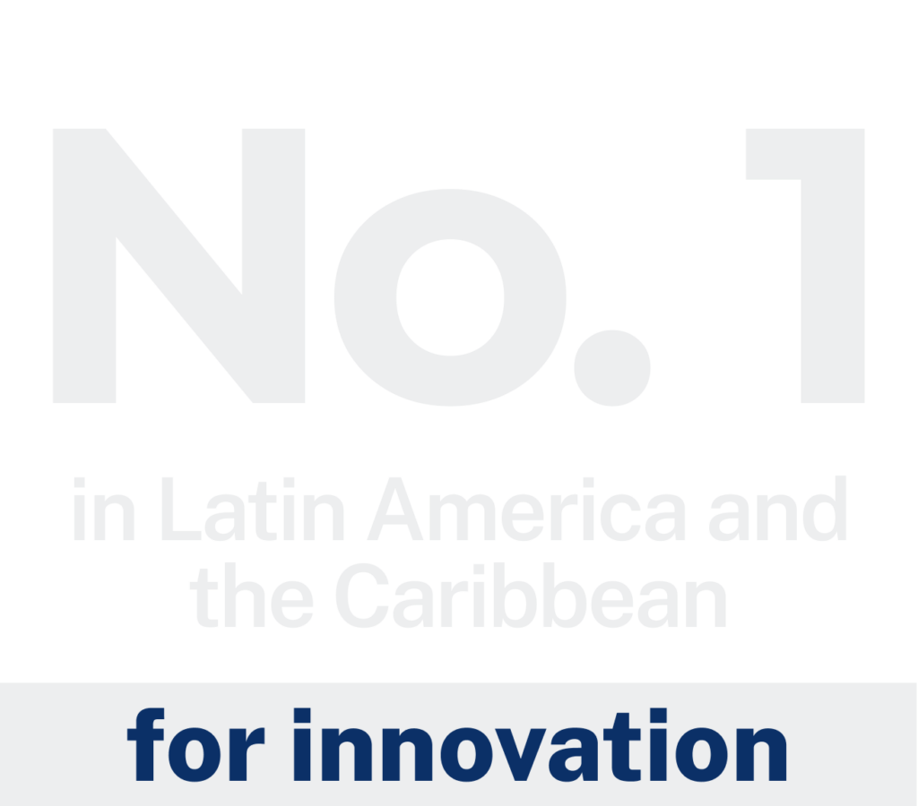 No. 1 in innovation in Latin America and the Caribbean.